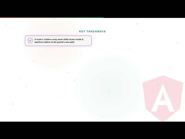 Angular - Web development basic Series: Nested/Child Routes