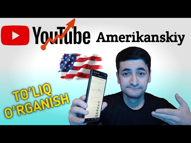 Amerikanski YouTube kanal ochish! #youtubekanal  #pulishlash #soqqa 