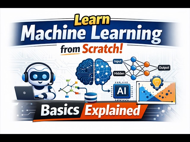 Learn Machine Learning from Scratch | Basics Explained