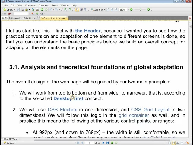 Lesson 22 from my new book: Master techniques in Adaptive and Responsive design(HTML5,CSS3, Website)