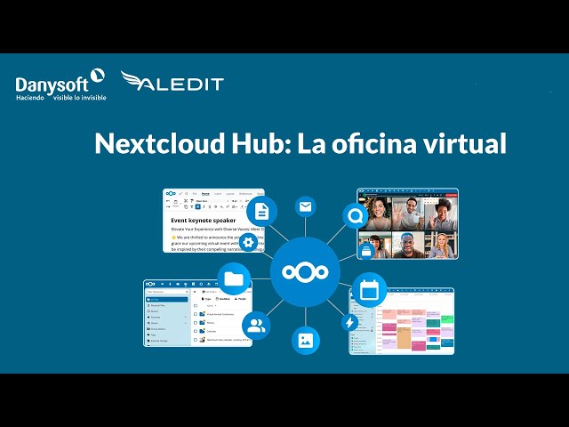 La oficina virtual de Nextcloud Hub