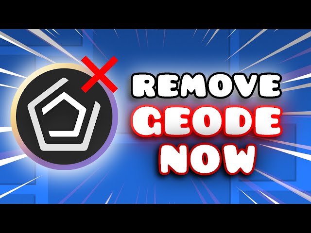 You NEED To DELETE Geode (before it's too late...) in Geometry Dash