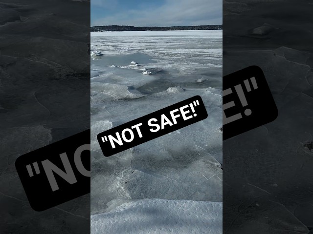 I almost stepped onto the ice #short #viral #ice