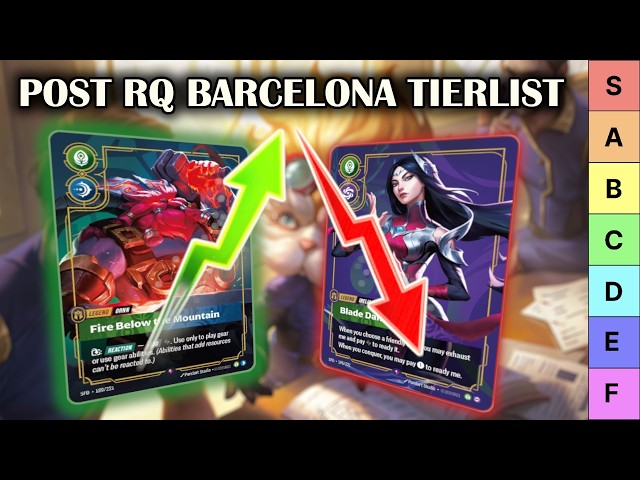 Which Legends You Should Play After RQ Barcelona! | Riftbound Tierlist | Metagame Monday