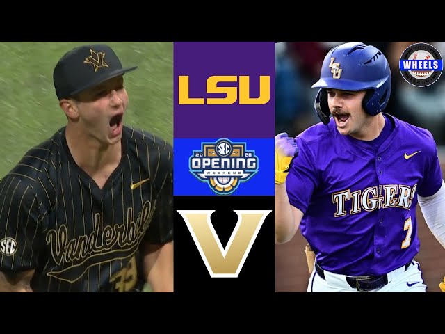 #13 LSU vs Vanderbilt (MUST WATCH, GAME OF THE YEAR!) | Game 1 | 2026 College Baseball Highlights