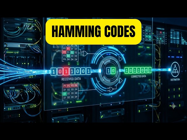 How Hamming Codes Work: Fix Data Errors - Encoding & Error Correction