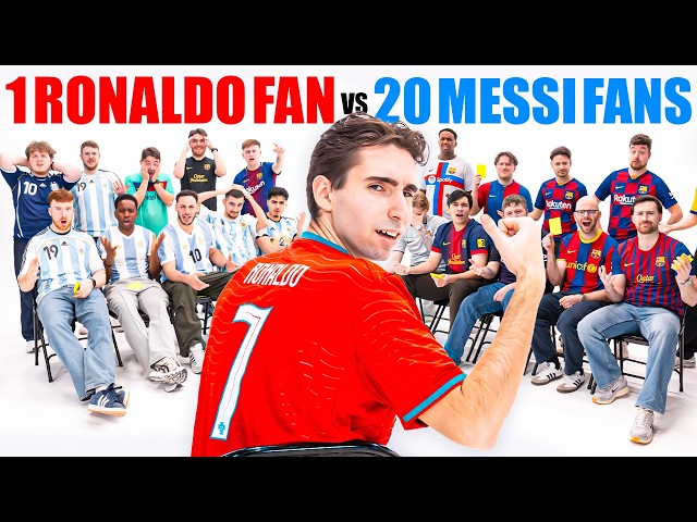 1 RONALDO FAN V 20 MESSI FANS