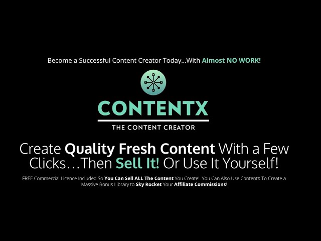 How to Get Free DFY Content, get DFY Articles in any niche, create ebooks and sell them | Content X
