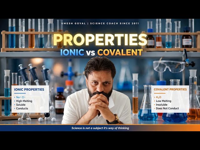Properties of Ionic vs covalent compounds 