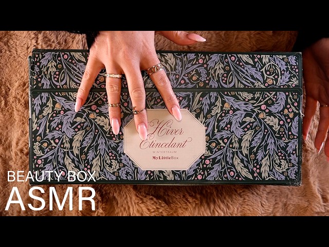 ASMR Beauty Box Unboxing ✨ My Little Box (🎧 soft spoken/whisper, tapping, scratching)