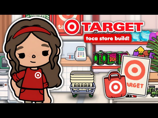 ¡Construyendo una TIENDA TARGET para SQUISHIES en Toca Boca World!