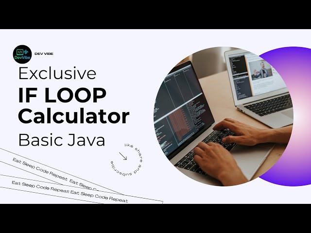 Java If Statement Calculator | Learn Java Basics for Beginners | DevVibe