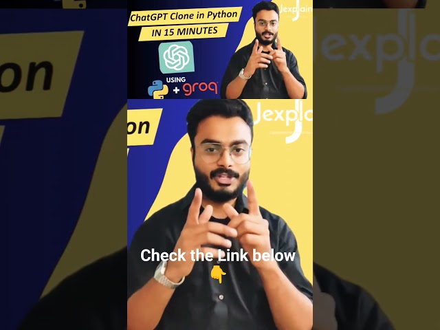 Build a ChatGPT clone with Python #chatgpt #ai #groq #python #pythonprojects #chatbot