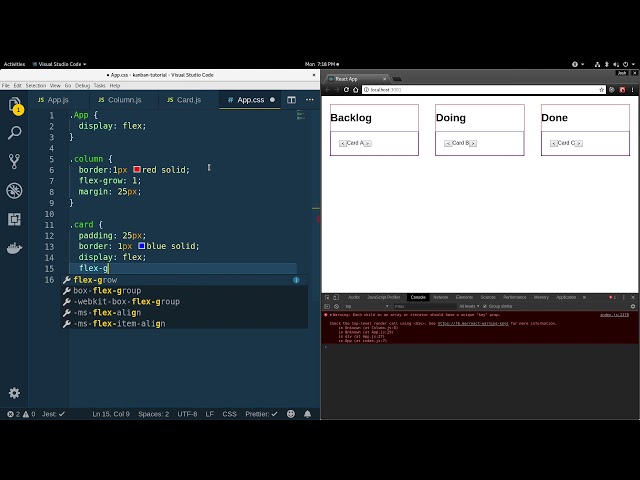 React Redux Kanban Tutorial - Part 1,  Nested State