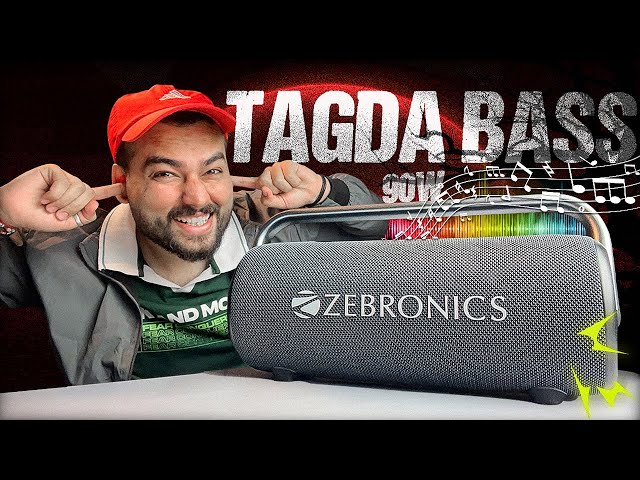 ZEBRONICS AXON 100 Portable Party Bluetooth Speaker 🔥 | Best Bluetooth speaker under 6000|