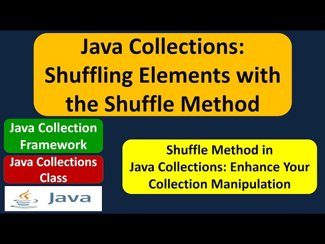 Java Collections: Shuffling Elements with the Shuffle Method | Java Collection Framework