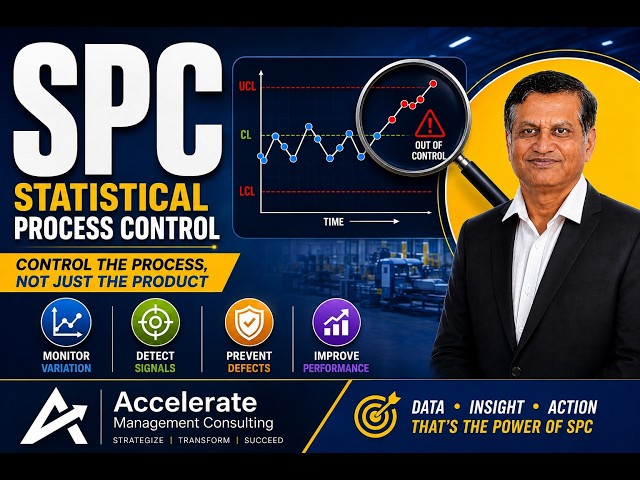 E-9 Statistical Process Control | Control the process, not just the product - Lean Six Sigma Series