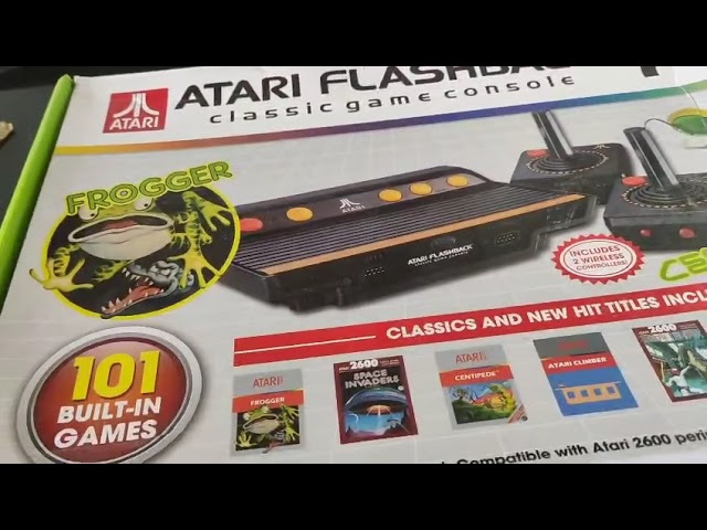 Leilão deste Atari flashback 7, link na descrição do vídeo 