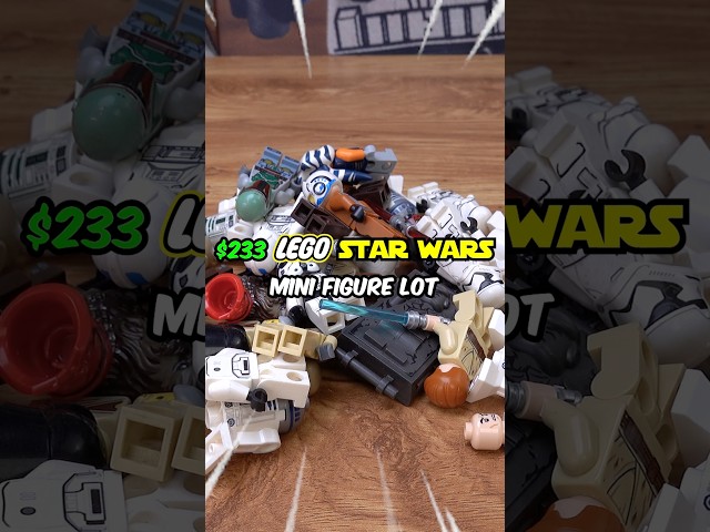 $233 LEGO Star Wars Minifigure lot! • Part 1 #lego #starwars