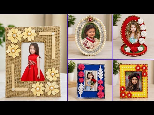 I Made These AMAZING Photo Frames from Waste  Material 😍 | Best Out of Waste DIY | Home Decor Ideas