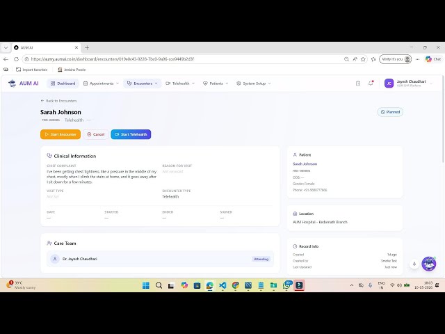 AI Telehealth Demo-Live Visit-ICD-Coded Soap Note in 90 seconds