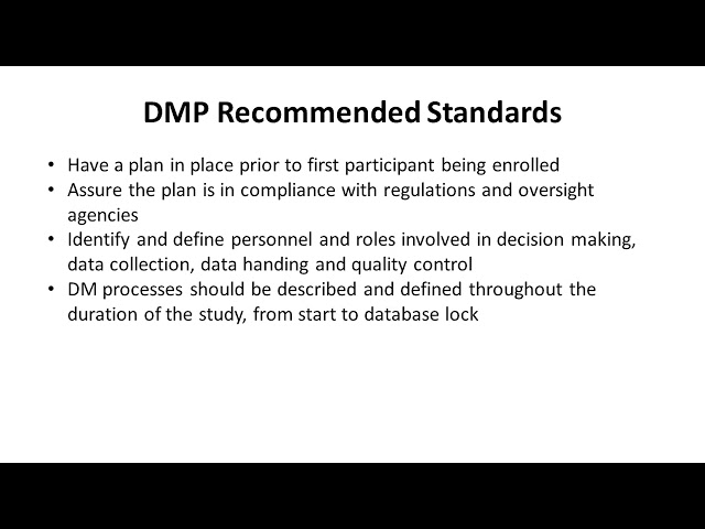 Data Management Overview, Part 1 of 4