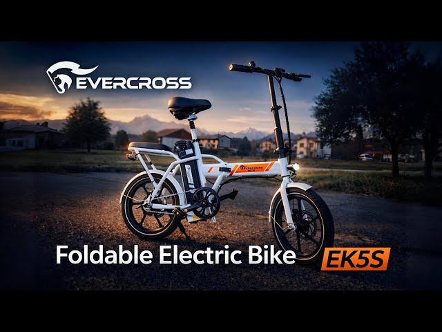 EVERCROSS EK5 Folding Electric Bike – Compact 250W City E-Bike!