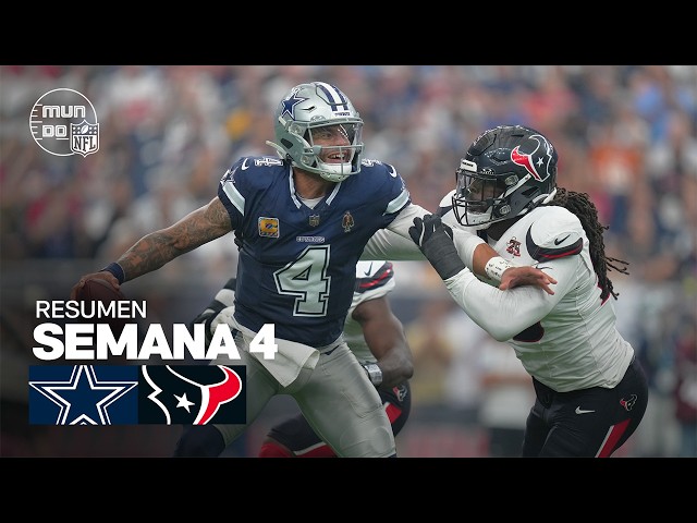 Dallas Cowboys vs. Houston Texans | Semana 4 - Temporada NFL 2026 | Resumen en español
