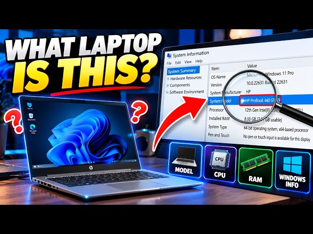 How to Find Your Laptop Model and System Information in Windows