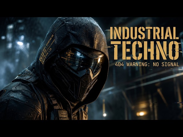 TECHNO MEDITATION 404 — Heavy Industrial Bass & AI Glitch [ Cyberpunk Soundscape]#industrialtechno