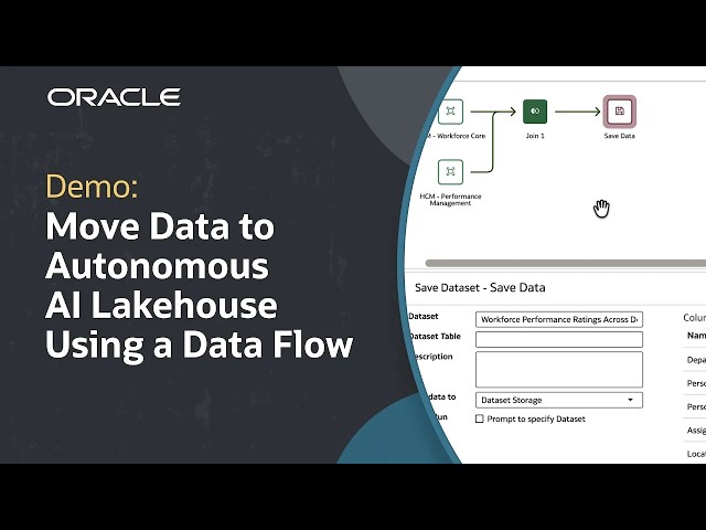 How to Move Data to an Autonomous AI Lakehouse Using a Data Flow in Oracle FDI