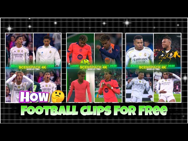 How To Find 4k Football Clips For Editing Tiktok Schorts !
