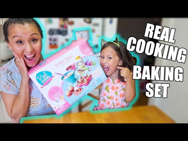 Real Cooking Ultimate Baking Starter Set - Let's Make Cupcakes!!!