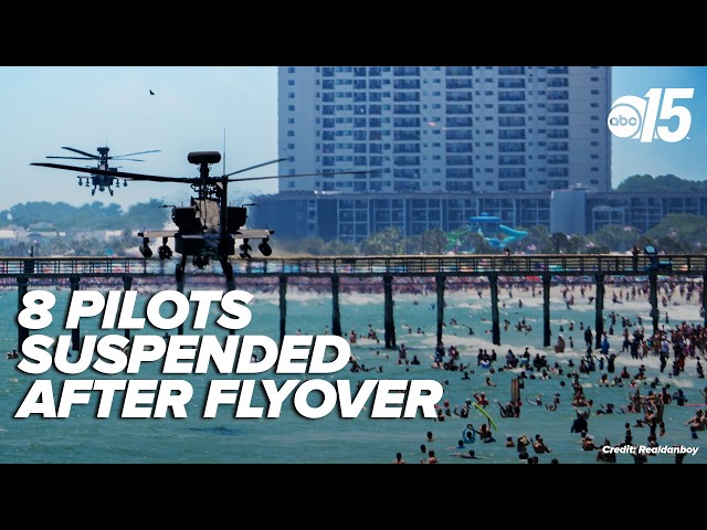 8 Apache pilots suspended after Salute from the Shore flyover