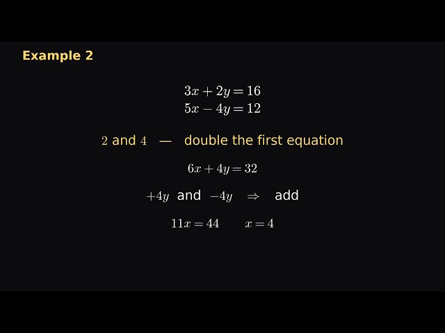 Solving Systems of Linear Equations | 2 and 3 Variables