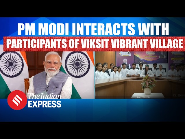 LIVE: PM Modi Interacts With Participants of Viksit Vibrant Village Programme 2026