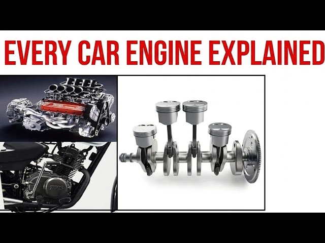 Every car engine explained in 4 minutes!