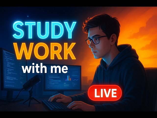 Let's WIN | Study With Me LIVE |⏳50/10 | Study Music | BG Sound | Prepare, Work, Code