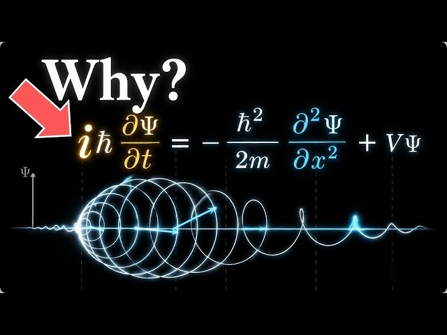 I never understood why the Schrödinger's equation has an i...until now!