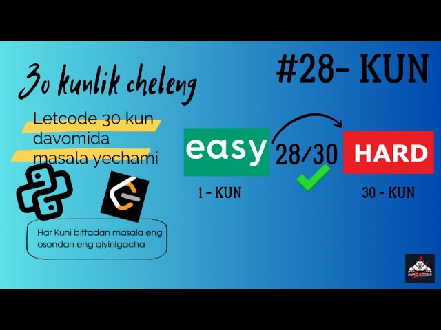 30 kunlik chellengimizni #28 kun | Python | Text Justificatio | Uzbek tilida
