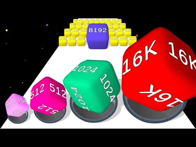 2048 HOLE - ASMR Gameplay ∞ Satisfying Mobile Games, Fun Math Game, Number Gameplay!