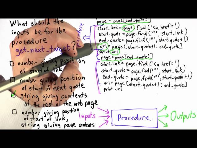 Procedure Code Solution - Intro to Computer Science