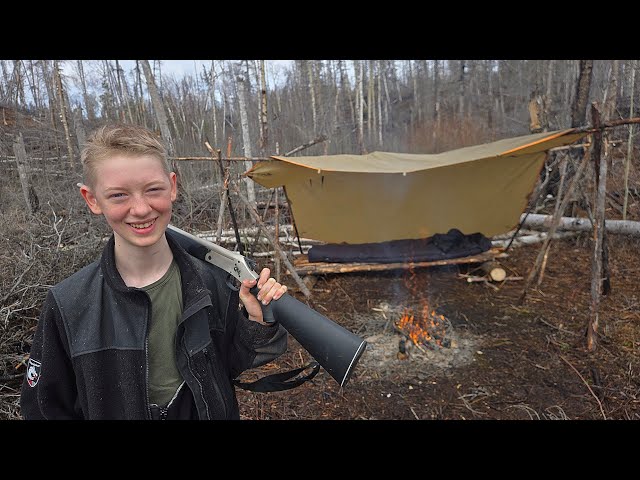My 1st Bushcraft Camping Trip in Alaska 