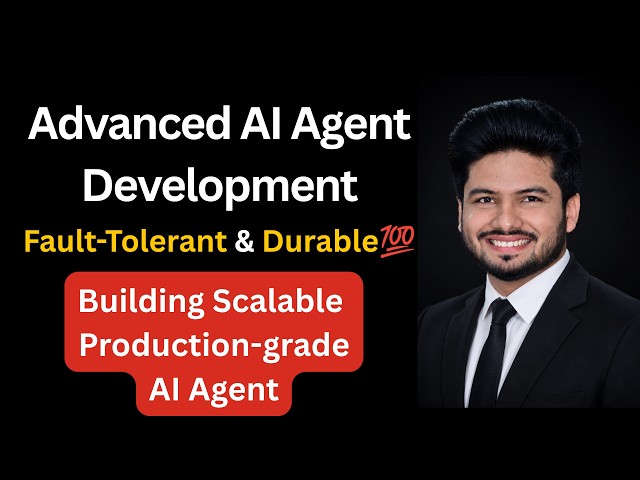 Build a Fault-Tolerant Agent in Production - Don't miss this