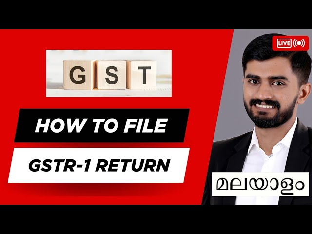 How to File GSTR-1 with B2B Invoice | Simple GST Return Filing Demo Malayalam | How to File GSTR-1