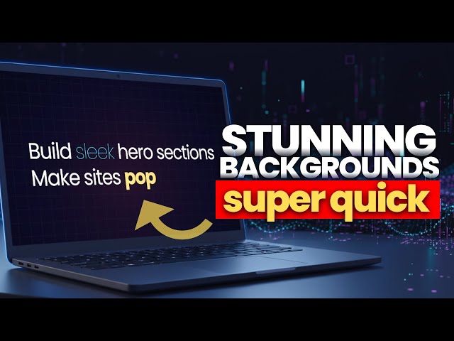 Make Your Website POP in Minutes: Gradient + Pattern Backgrounds Made Easy!