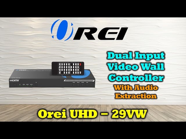 Build a Pro Video Wall in Minutes | OREI 3×3 HDMI/USB-C Controller #videowall