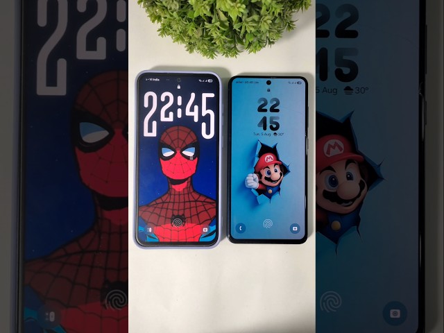 One UI 8 Adaptive Clock or One UI 7 Clock ? #oneui8 #oneui7 #oneui8update #oneui7update #samsung