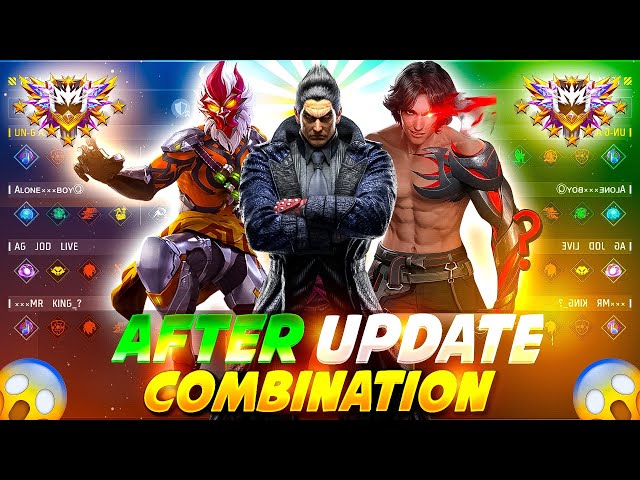( AFTER UPDATE )  TOP 3 💀 | br rank best character combination | best skill combination br rank 