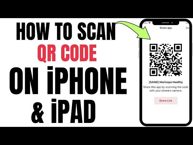 How to Scan QR Code on Your iPhone Screen